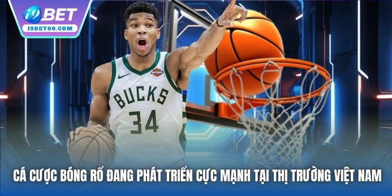 Cá cược bóng rổ đang phát triển cực mạnh tại thị trường Việt Nam