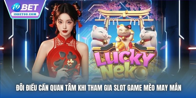 Đôi điều cần quan tâm khi tham gia slot game Mèo May Mắn