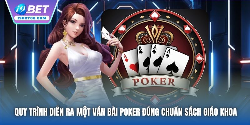 Quy trình diễn ra một ván bài Poker đúng chuẩn sách giáo khoa